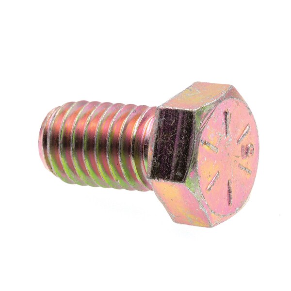 Prime-Line Hex Head Cap Screw, Grade 8 7/16in-14 X 3/4in Grade 8 Yellow Zinc Plated Steel 10PK 9105466 - main